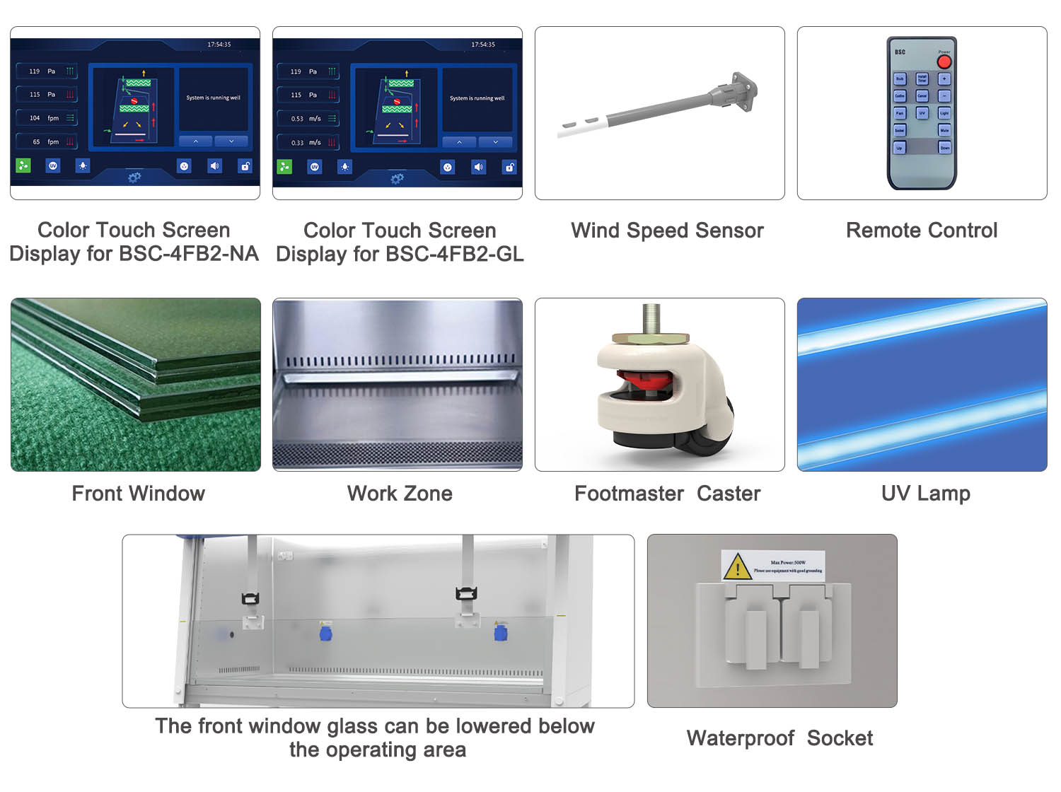 30-31 NSF zertifizierte Klasse II B2 Biologischer Sicherheitsschrank