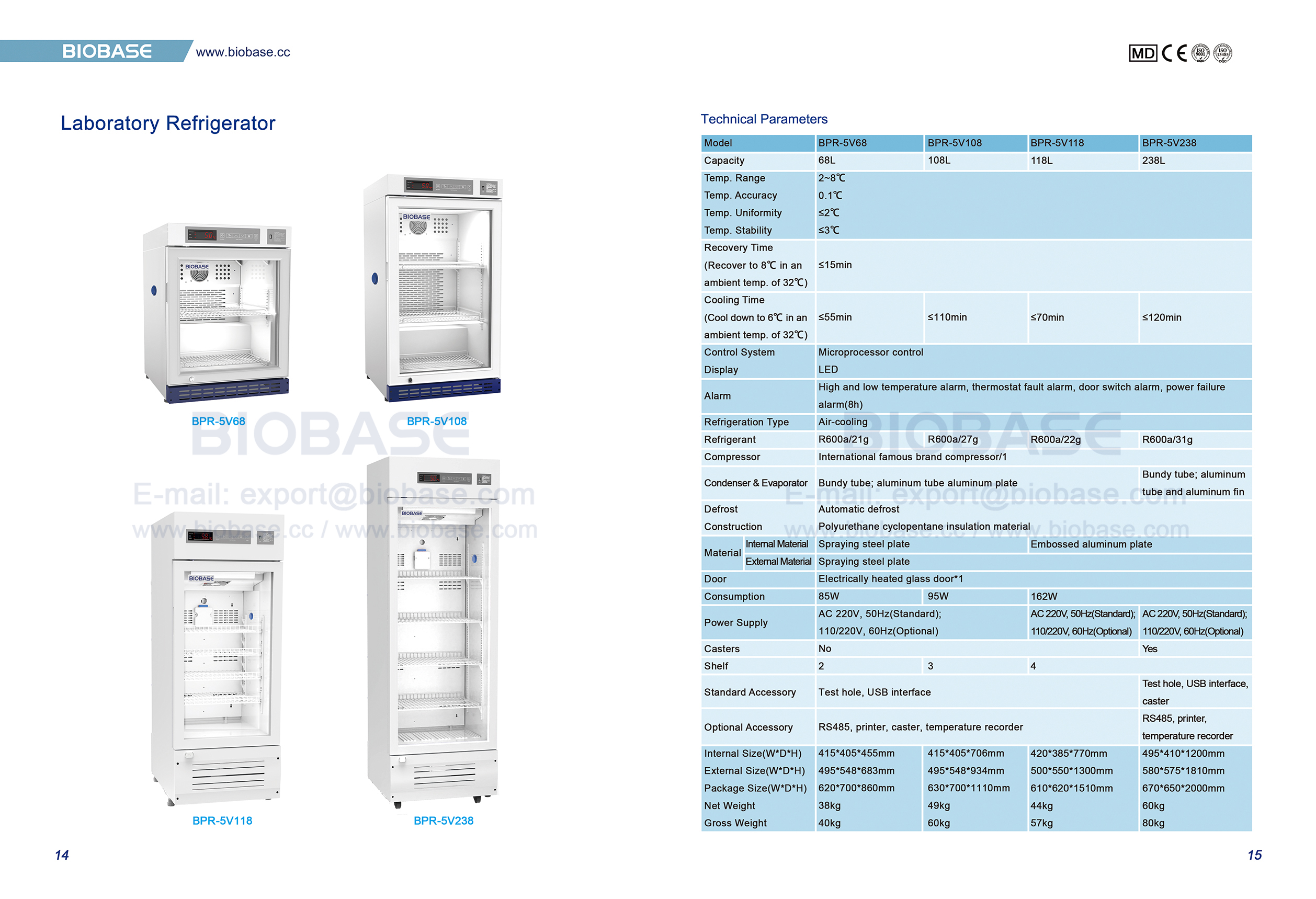 14-15 Laborkühlschrank