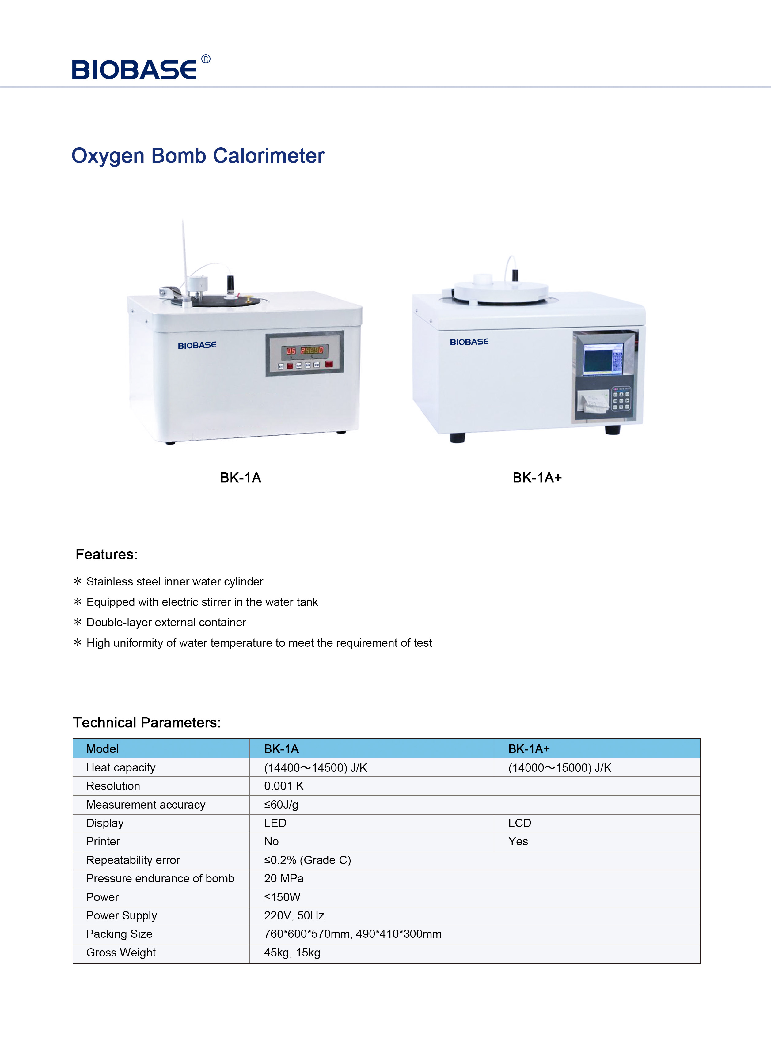 Sauerstoffbombenkalorimeter