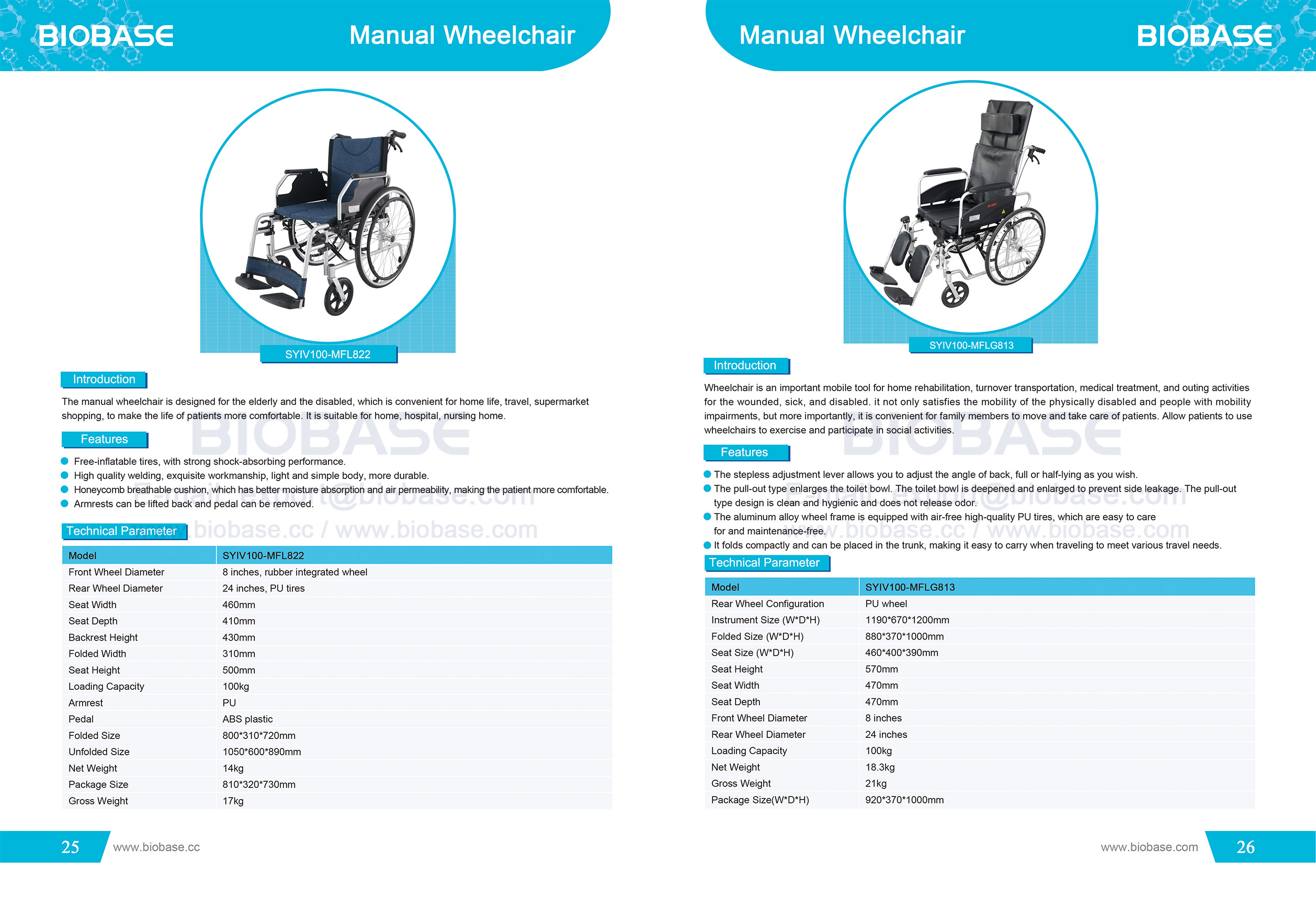 25-26 Manueller Rollstuhl