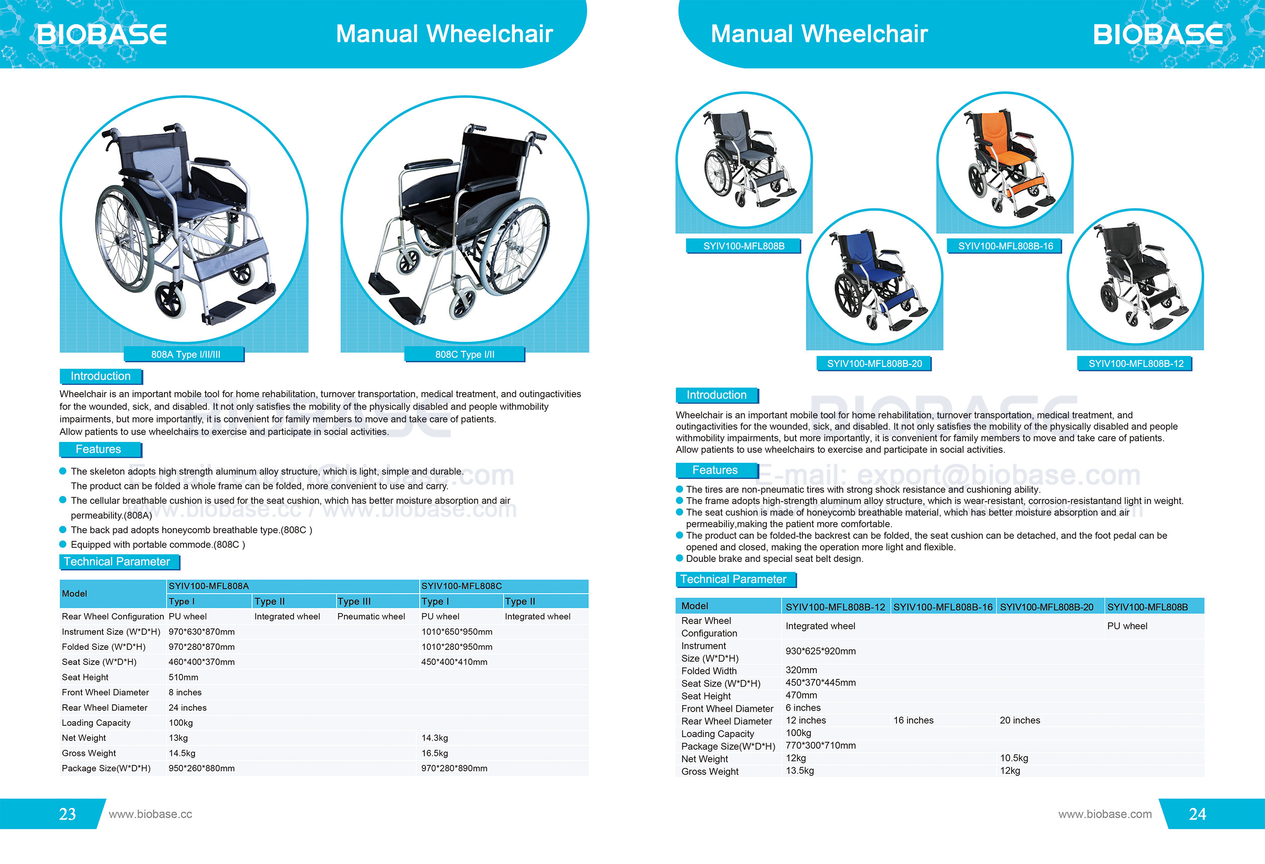 23-24 Manueller Rollstuhl