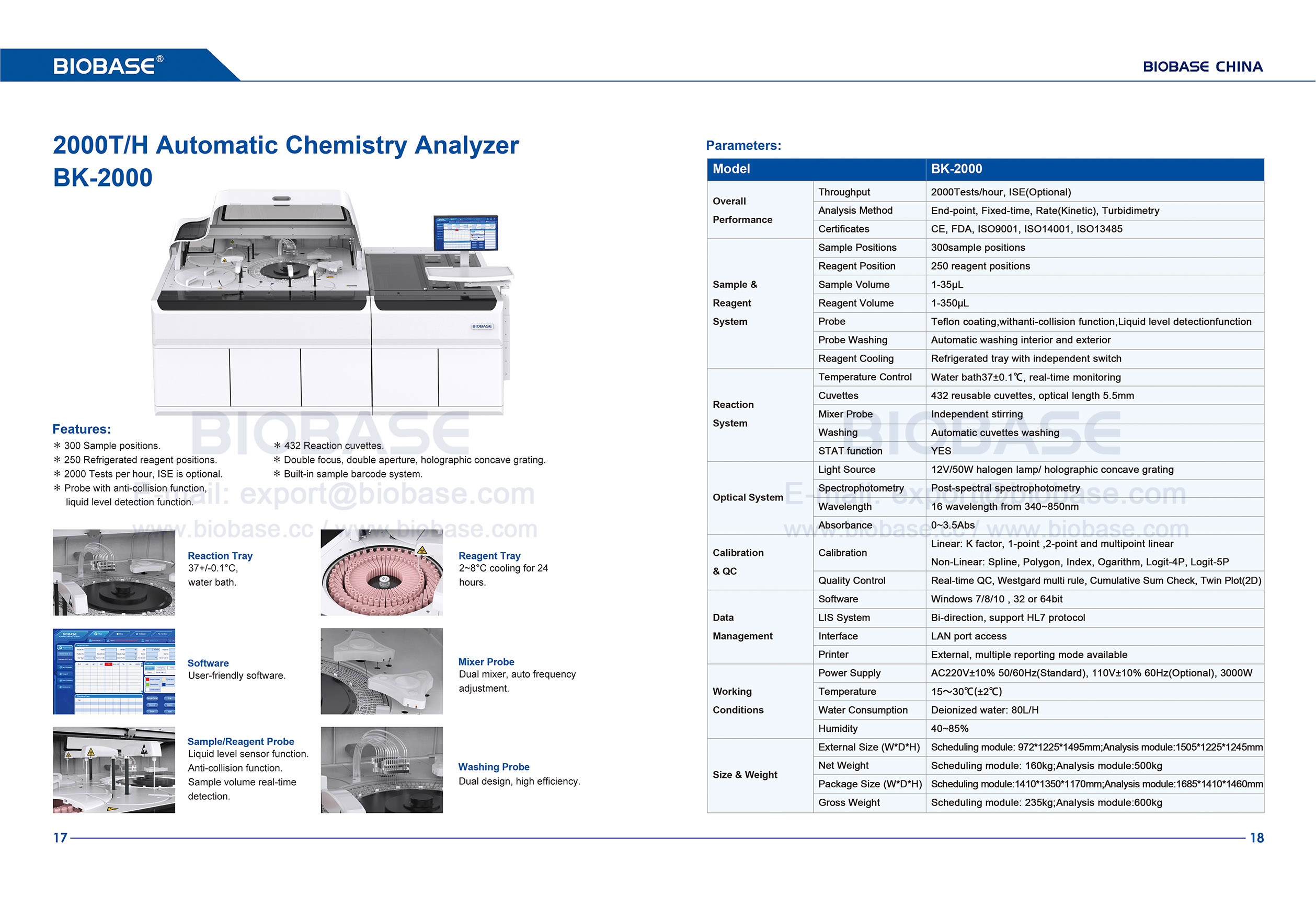 17-18 Automatischer Chemieanalysator BK-2000