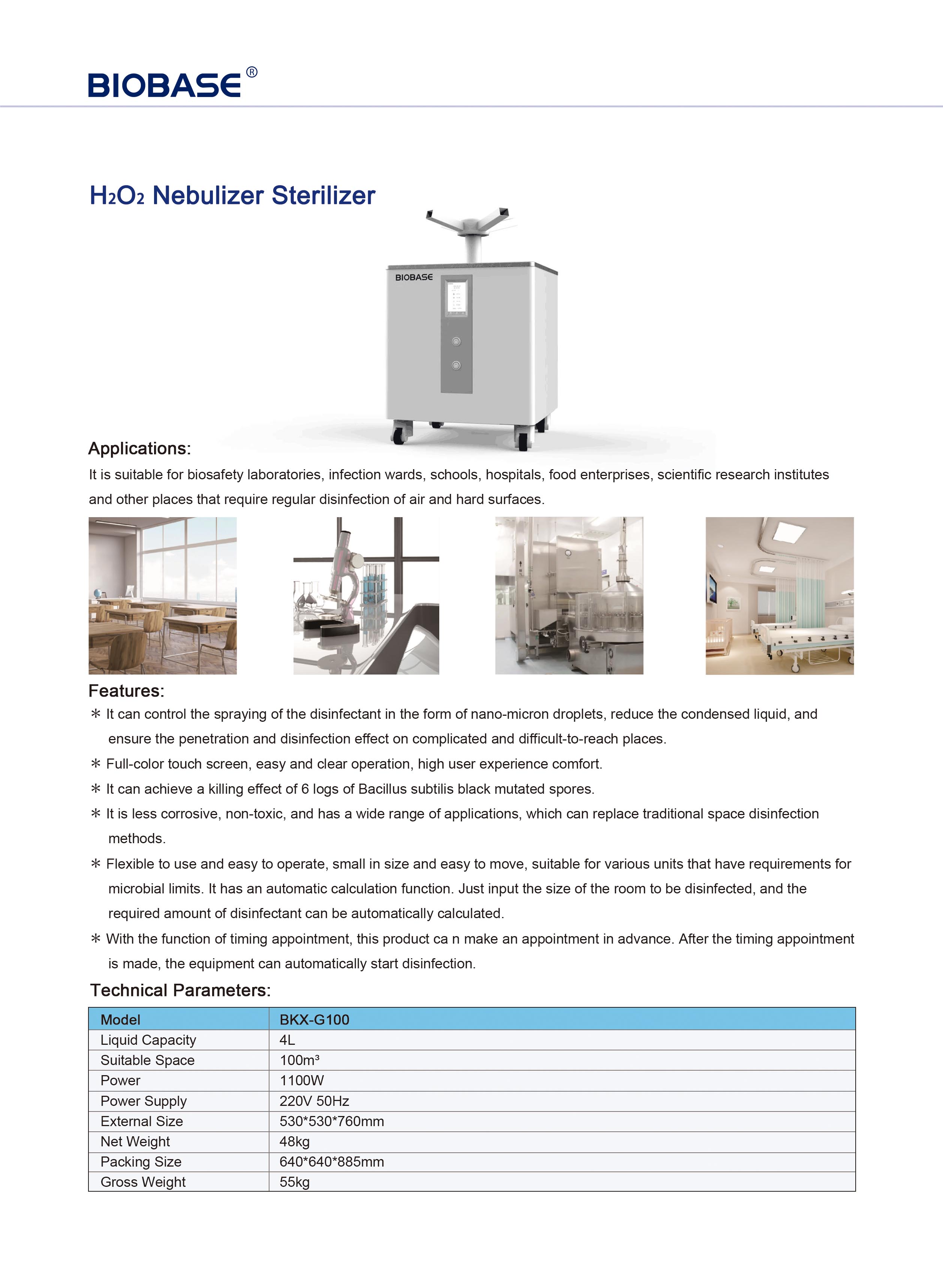 H2O2-Vernebler-Sterilisator