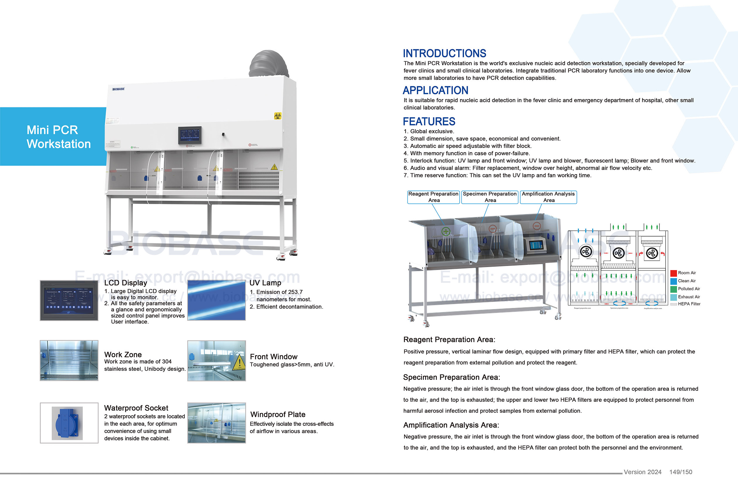 149-150 Mini-PCR-Workstation 