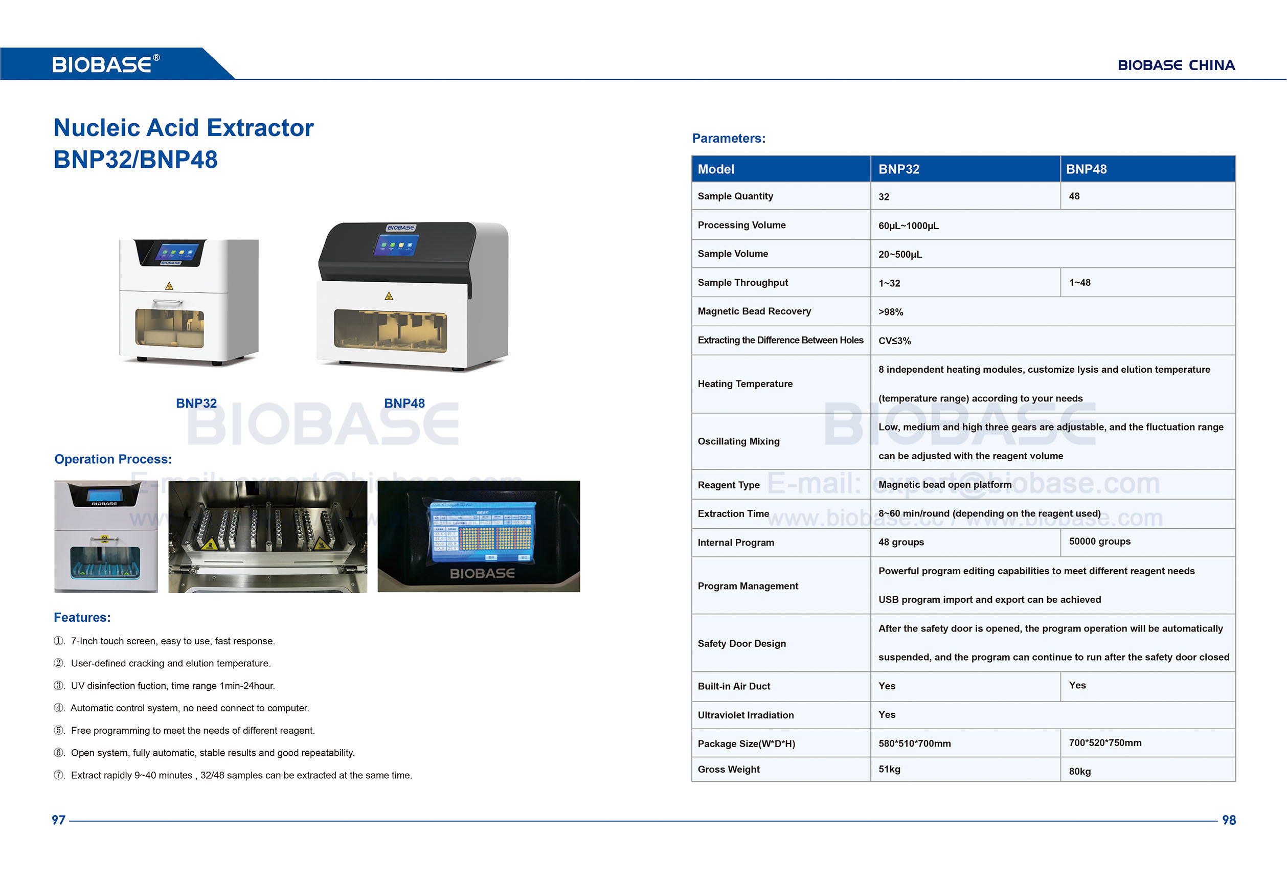97-98 Nukleins&auml;ureextraktor BNP32&BNP48